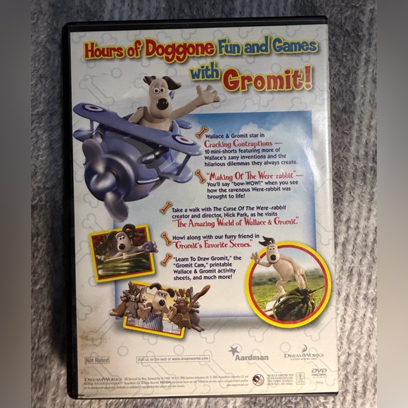 Gromit's Tail-Waggin' DVD, 2006 Dreamworks - Picture 2 of 3